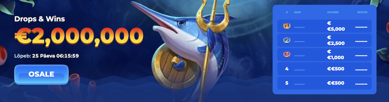 Lucky Spins kasiino pakkumised Eestis 2026