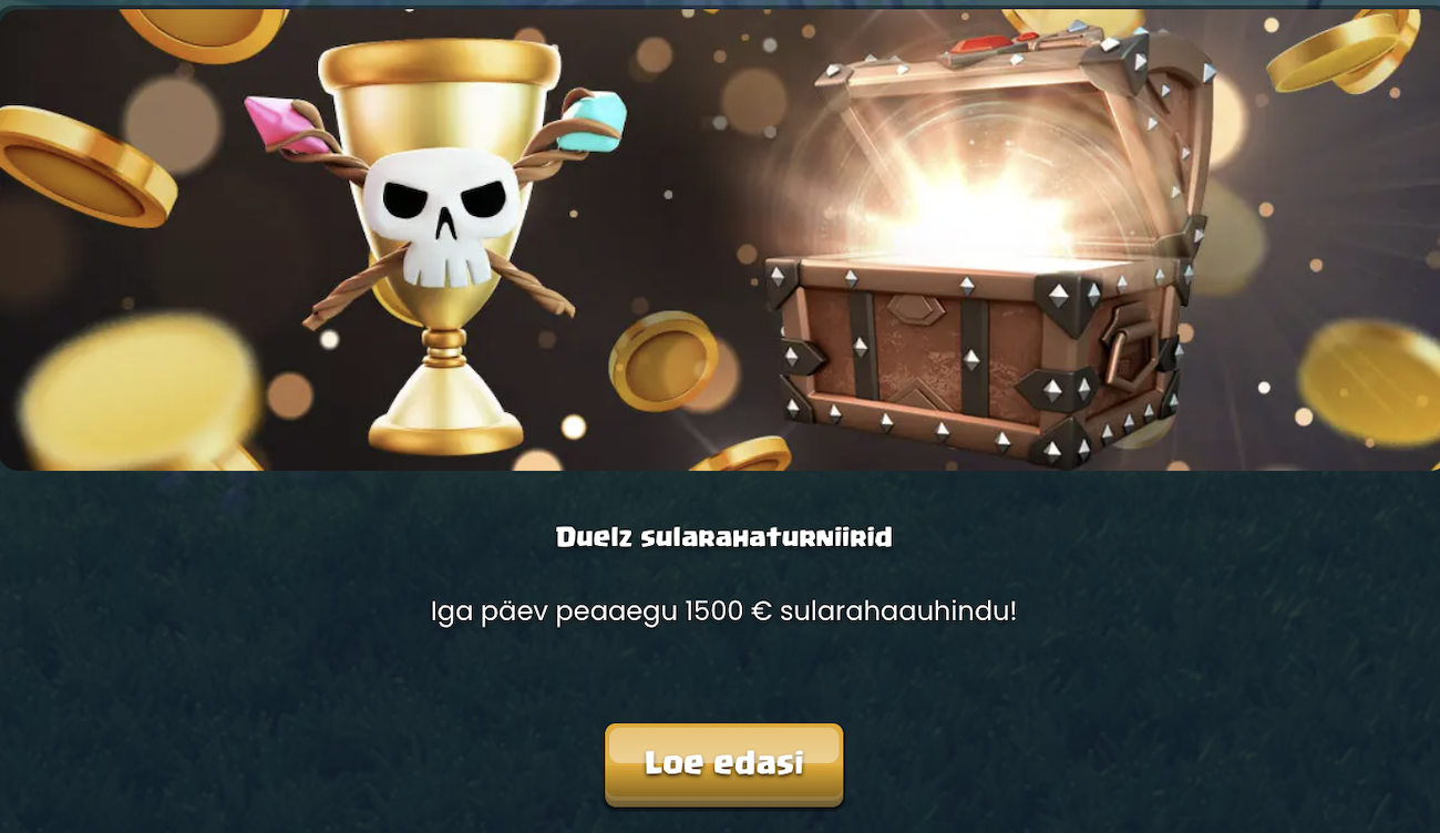 Duelz kasiino pakkumised Eestis 2026
