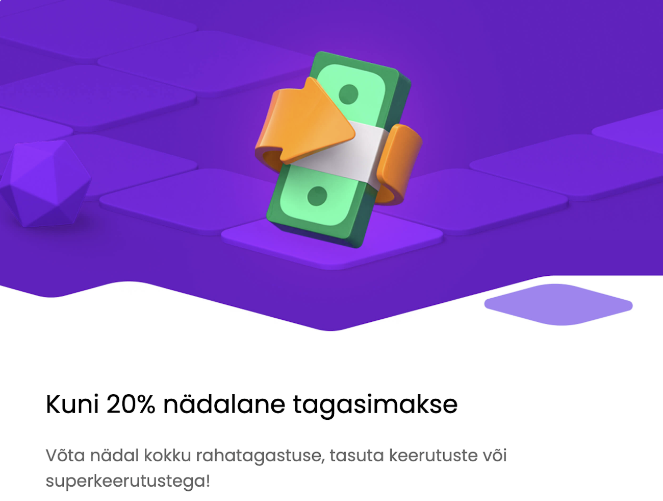 2025. aasta parimad cashback boonused Eesti kasiinodes