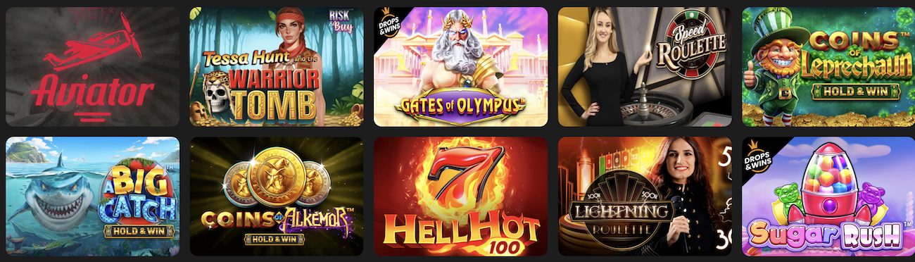 Campeon kasiino mängude valik - üle 13 000 slotikat ja lauamängu