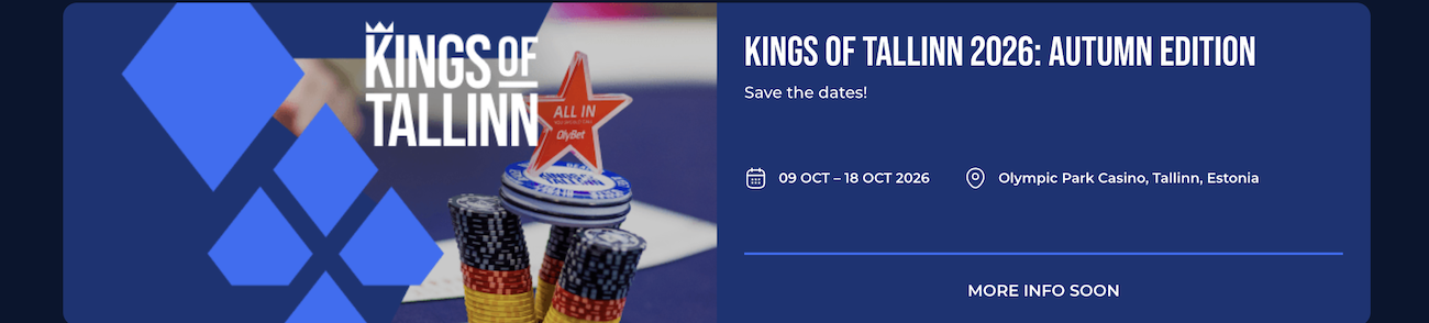Kings of Tallinn Autumn Edition 2026 – Eesti suur pokkerifestival